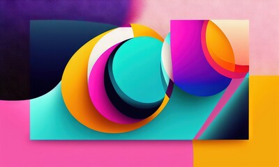 Colorful origami paper as abstract wallpaper background (Generative AI)