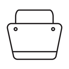 bag design vector icon