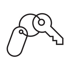 key design vector icon