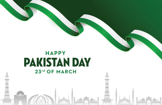 Pakistan Day. 23rd March. The Day of Pakistan. Resolution day