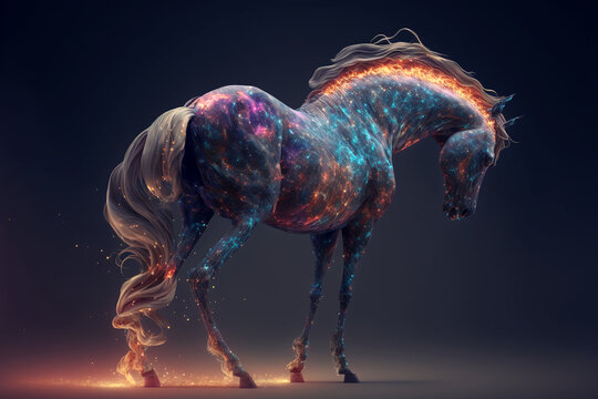 Spirit animal - Horse, Generative AI