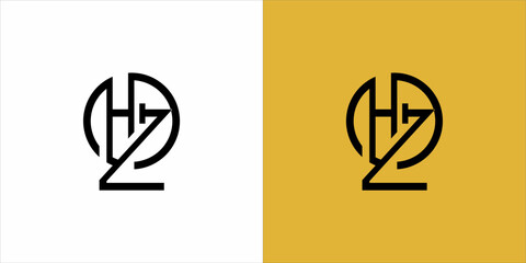 logo mono gram black siluet white and yellow background