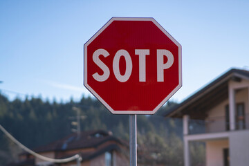 SOTP . Error in the stop signal. Human error distraction. You had one job concept.