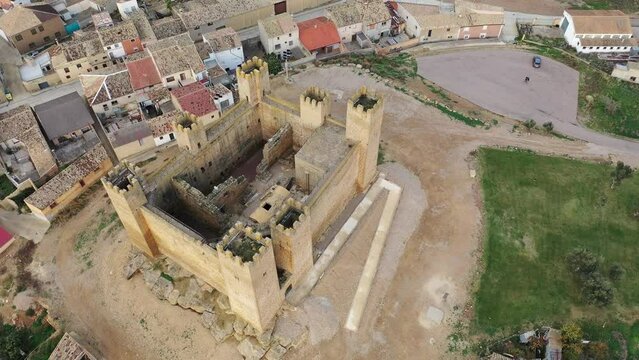 Sadaba castle in Aragon