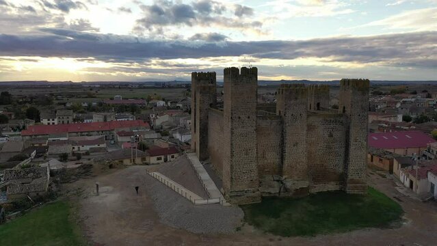 Sadaba castle in Aragon