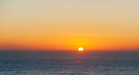 sonnenuntergang ins meer