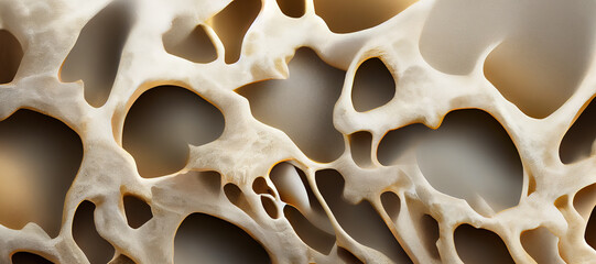 bone skeleton texture background with Generative AI Technology