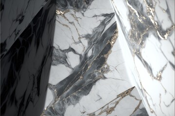 Marble Texture. Abstract and Textured Background Illustration. Render. Created with Generative AI