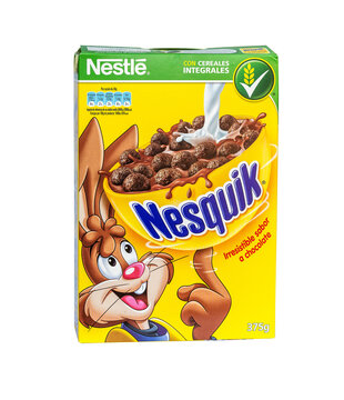 Nestl&eacute; Cereals box