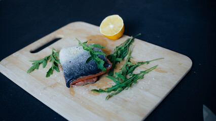 fish fillet with lemon