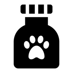 Pet Medicine Glyph Icon