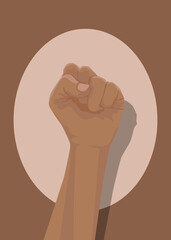 Black lives matter illustration vector for poster