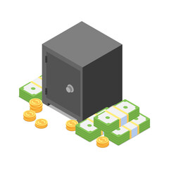 Money Safe Box Composition