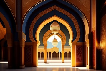 Fototapeta premium islamic architecture background
