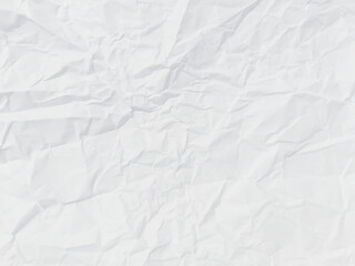 Abstract wrinkled or Free photo crumpled Modern crumpled white paper or white empty canvas on empty sheet for card, book cover, wallpaper, and any design.