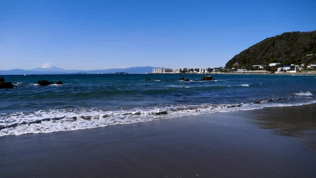 海岸の風景、葉山、一色海岸