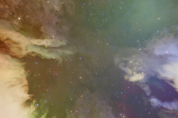 outer space nebula cloud background