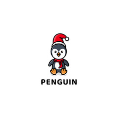 penguin cute animal vector