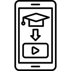 Educational Video Icon