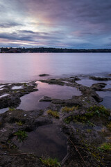 A purple sunset in frutillar