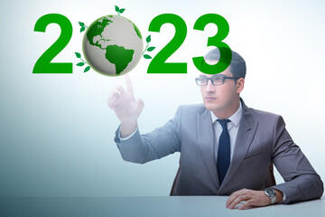Year of 2023 in ecological concept