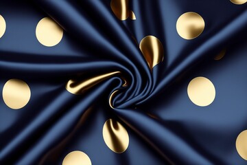 blue and gold silk background
