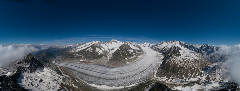 Aletsch Glacier, Bettmeralp, Valais Canton, Switzerland