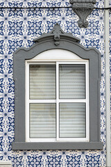 Typical Portuguese house detail from the Algarve region