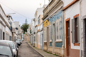 Typical street of the village of Fuseta