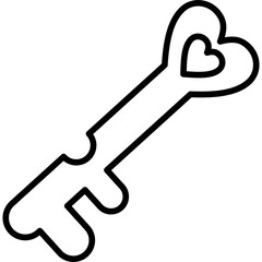 Love Key Icon