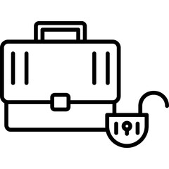Fototapeta premium Briefcase Icon