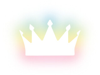 Obraz premium Set of crown neon