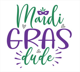Mardi Gras Dude
 SVG DESIGN