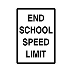 End school limited time sign on Transparent Background