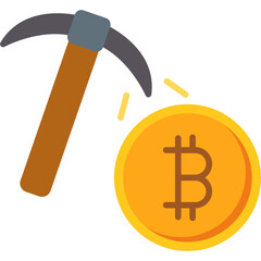 Bitcoin Mining Icon