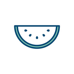 watermelon icon vector design template in white background