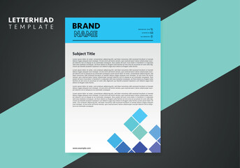 corporate modern letterhead design template. creative modern letter head design template for your project. letterhead, letter head, Business letterhead design.