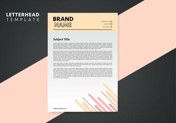 corporate modern letterhead design template. creative modern letter head design template for your project. letterhead, letter head, Business letterhead design.
