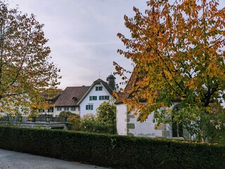 old house in autumn