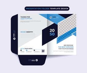  Presentation folder template design, Folder design, book cover for catalog, brochures
