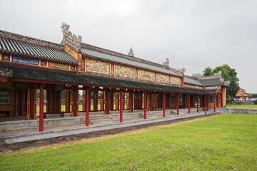 Fototapeta na wymiar Imperial Royal Palace of Nguyen dynasty in Hue, Vietnam