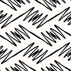 Seamless pattern with a simple abstract drawing