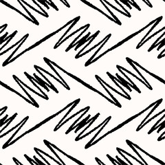 Seamless pattern with a simple abstract drawing