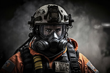 Special forces. Soldier. Generated AI