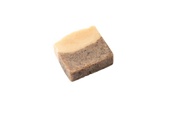 Homemade natural soap on transparent background