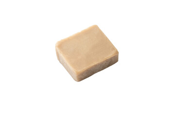 Homemade natural soap on transparent background