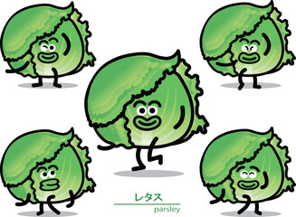 野菜キャラ（レタス）