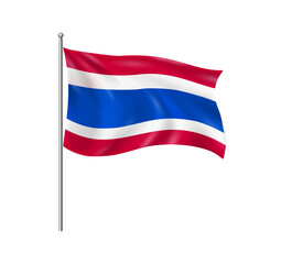 Thailand National Flag Composition