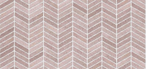 Even Drag Brick Chevron texture wall background