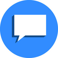 Chat Circle Web Icon